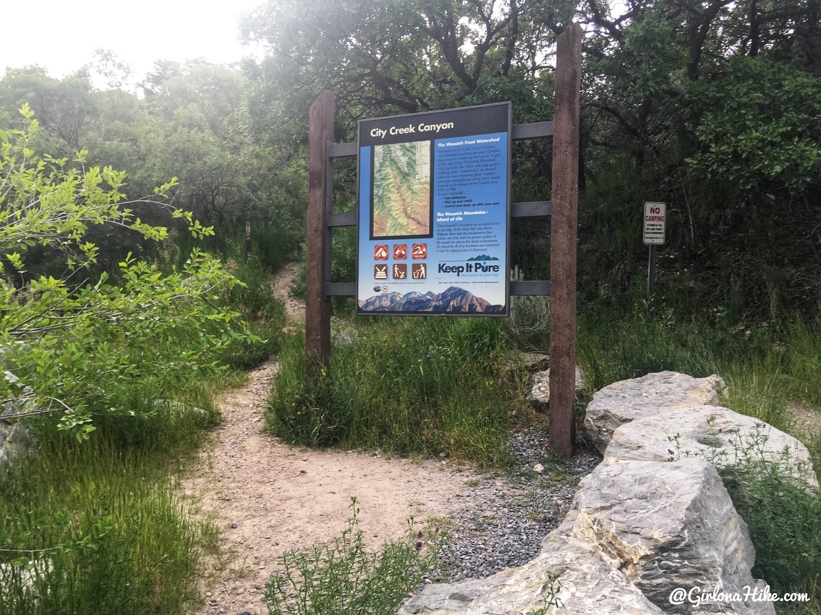 Hiking in Memory Grove Park & City Creek Canyon