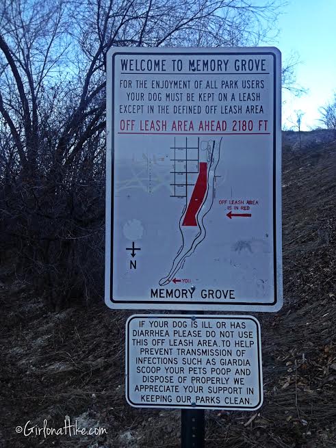 Memory Grove Park City Creek Canyon, Hiking in Utah with Dogs, Freedom Trail Utah