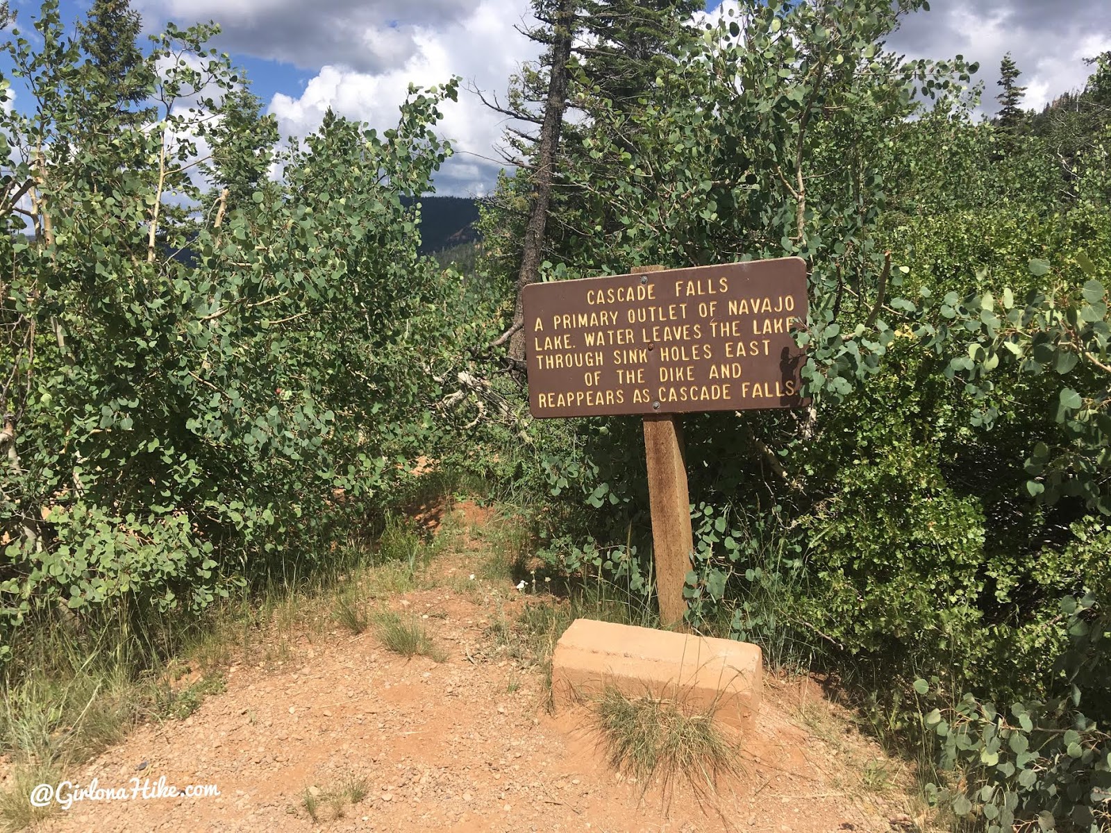 Hike to Cascade Falls, Navajo Lake Utah