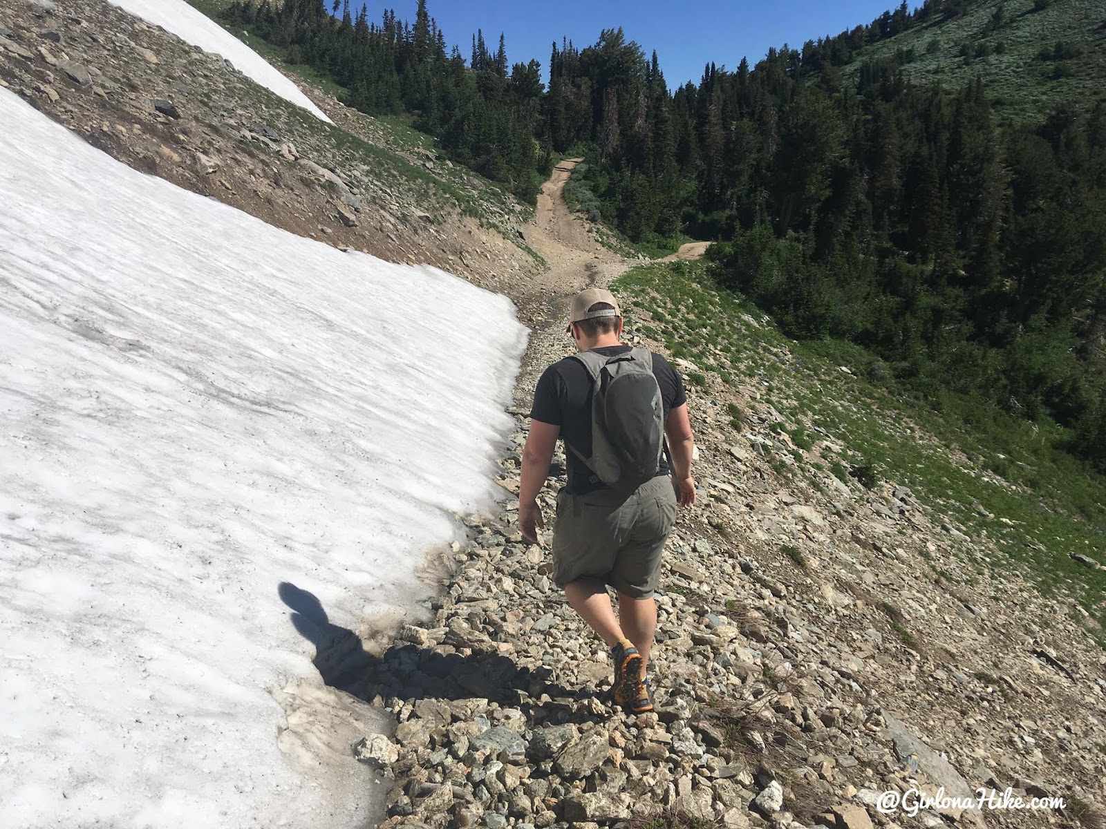 Hiking to the Smith Creek Lakes, Wasatch Mountains