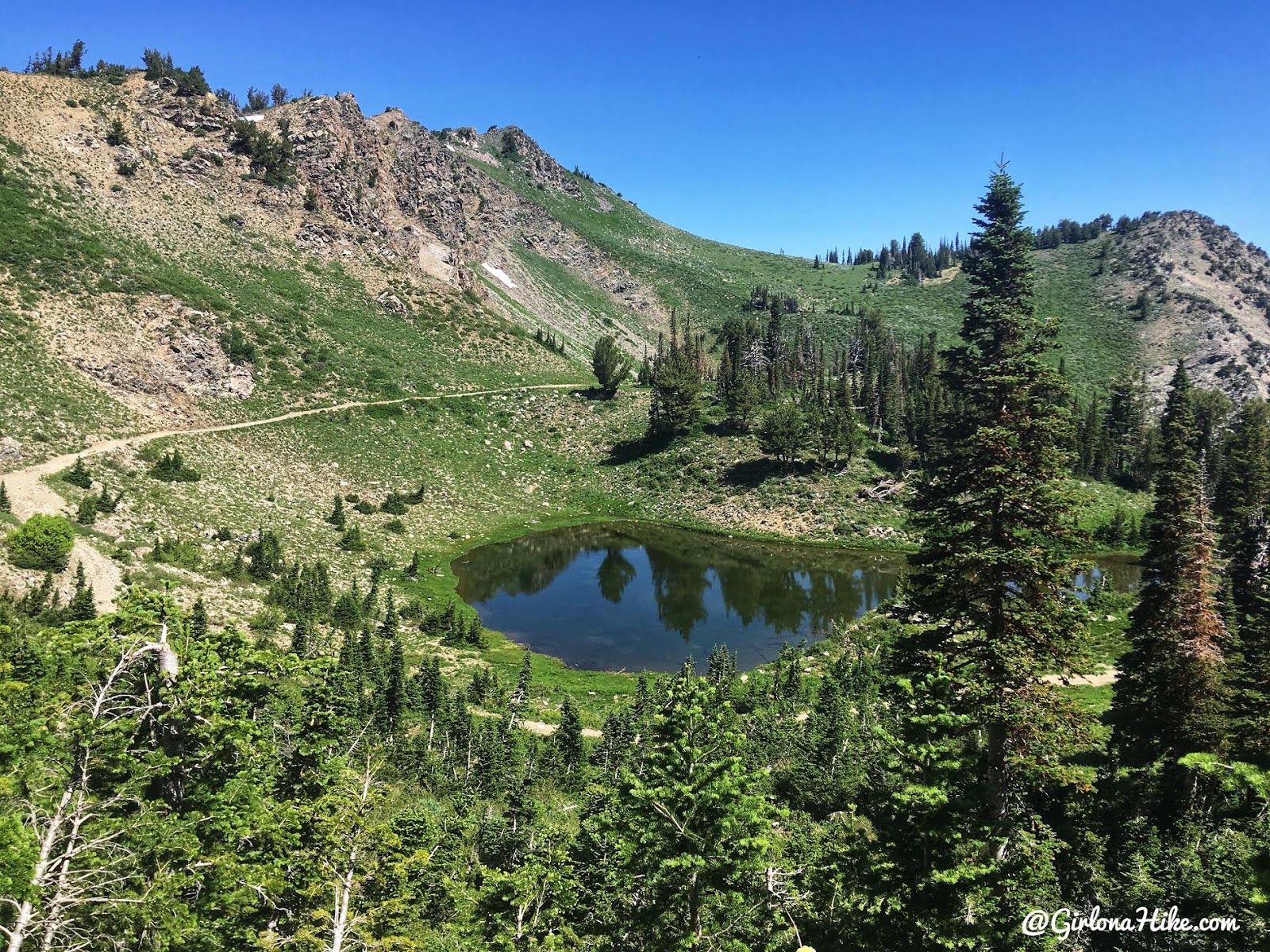 Hiking to the Smith Creek Lakes, Wasatch Mountains