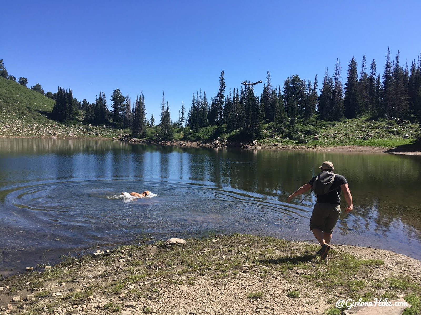 Hiking to the Smith Creek Lakes, Wasatch Mountains