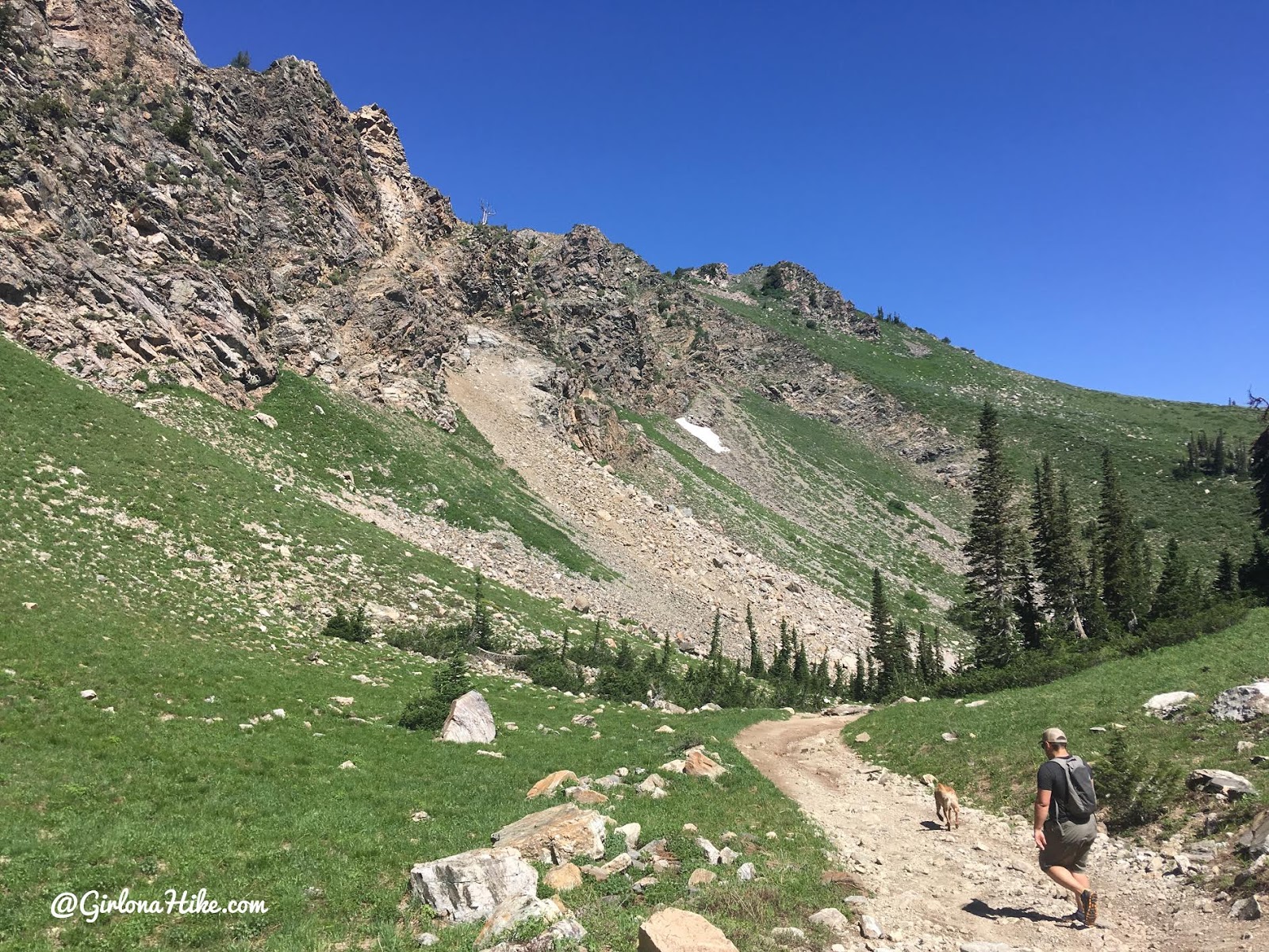 Hiking to the Smith Creek Lakes, Wasatch Mountains