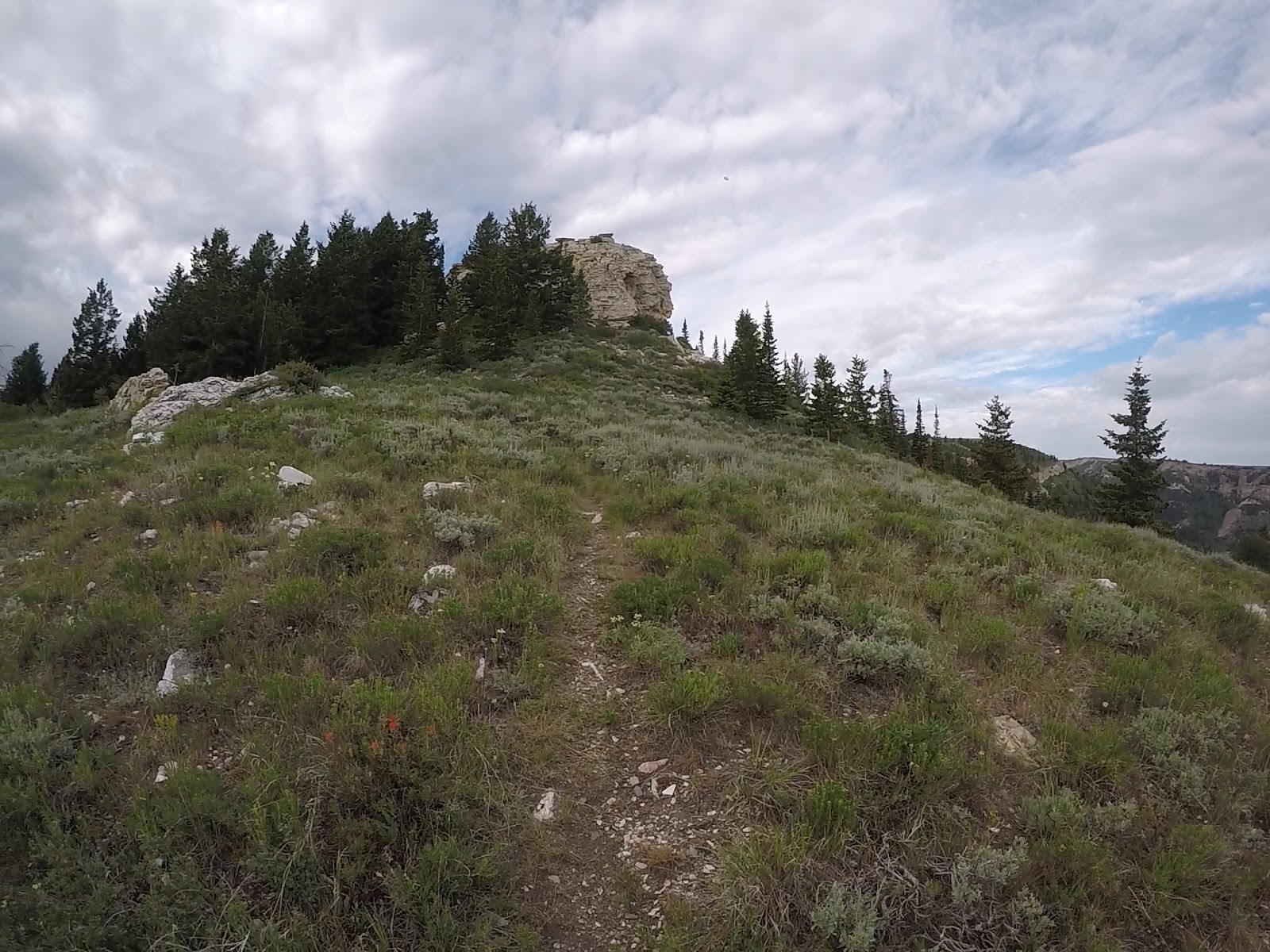 Hiking to Bull Mountain via Bull Flat, Box Elder County High Point