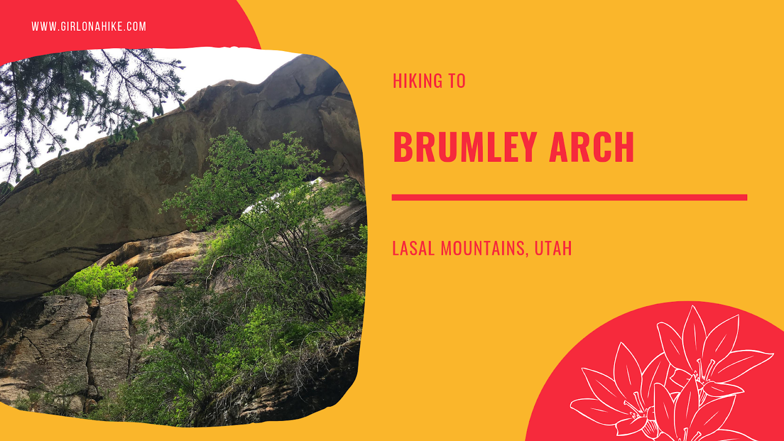 Hiking to Brumley Arch, LaSal Mountains, Hiking in Moab with Dogs