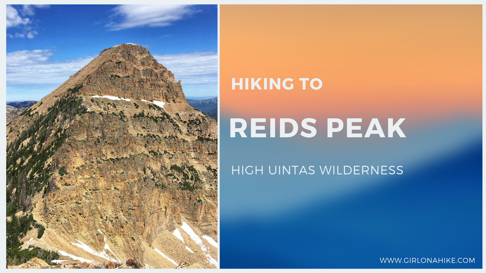 Hiking to Reids Peak, Uintas, Uinta peaks, hiking in the uintas, hiking in utah with dogs