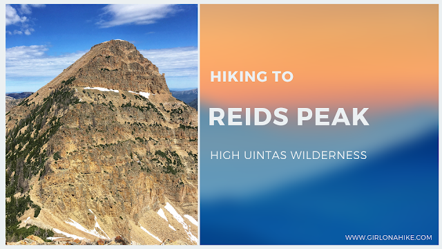 Hiking to Reids Peak, High Uintas