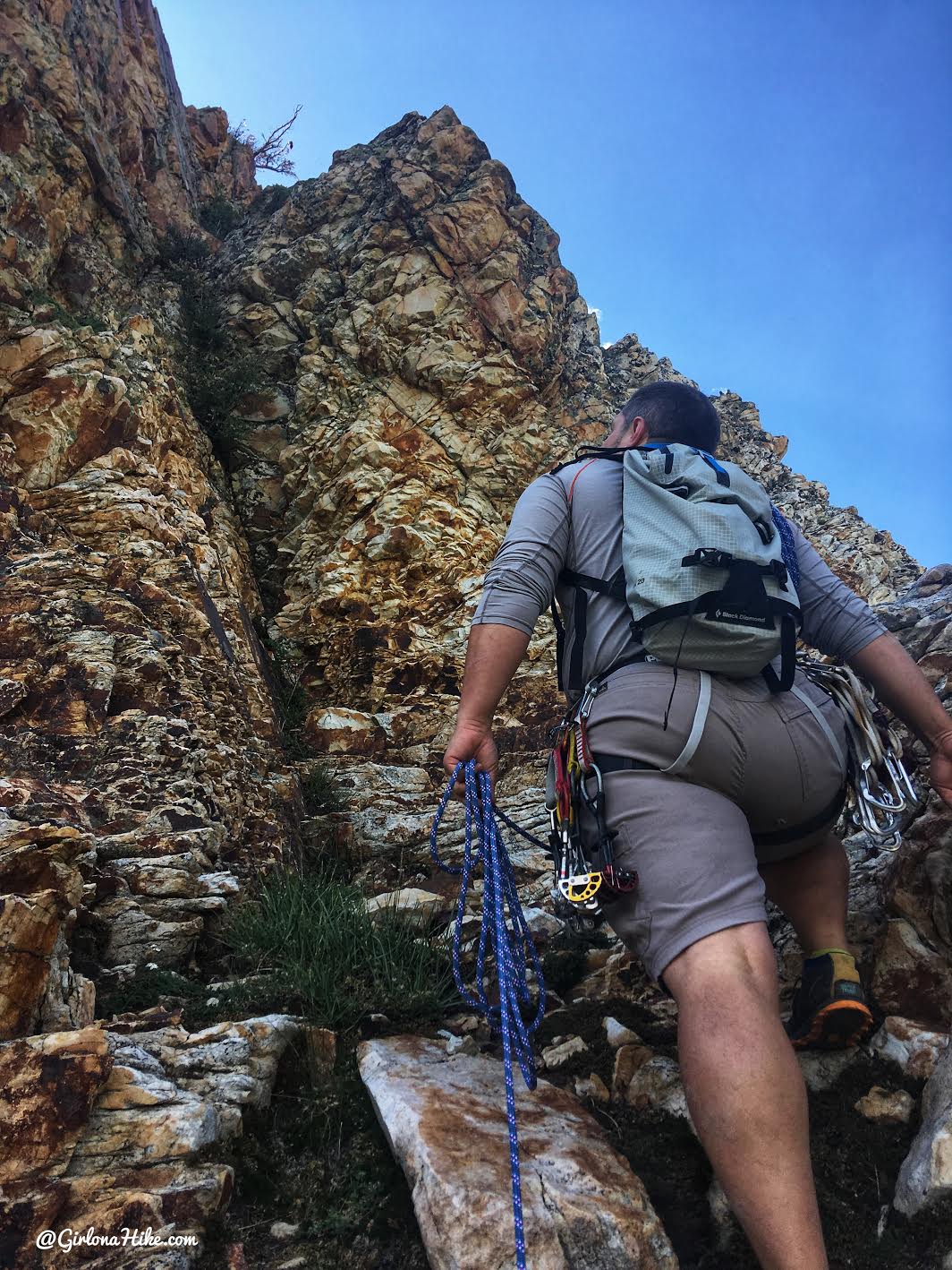 Climbing the South Ridge of Mt.Superior