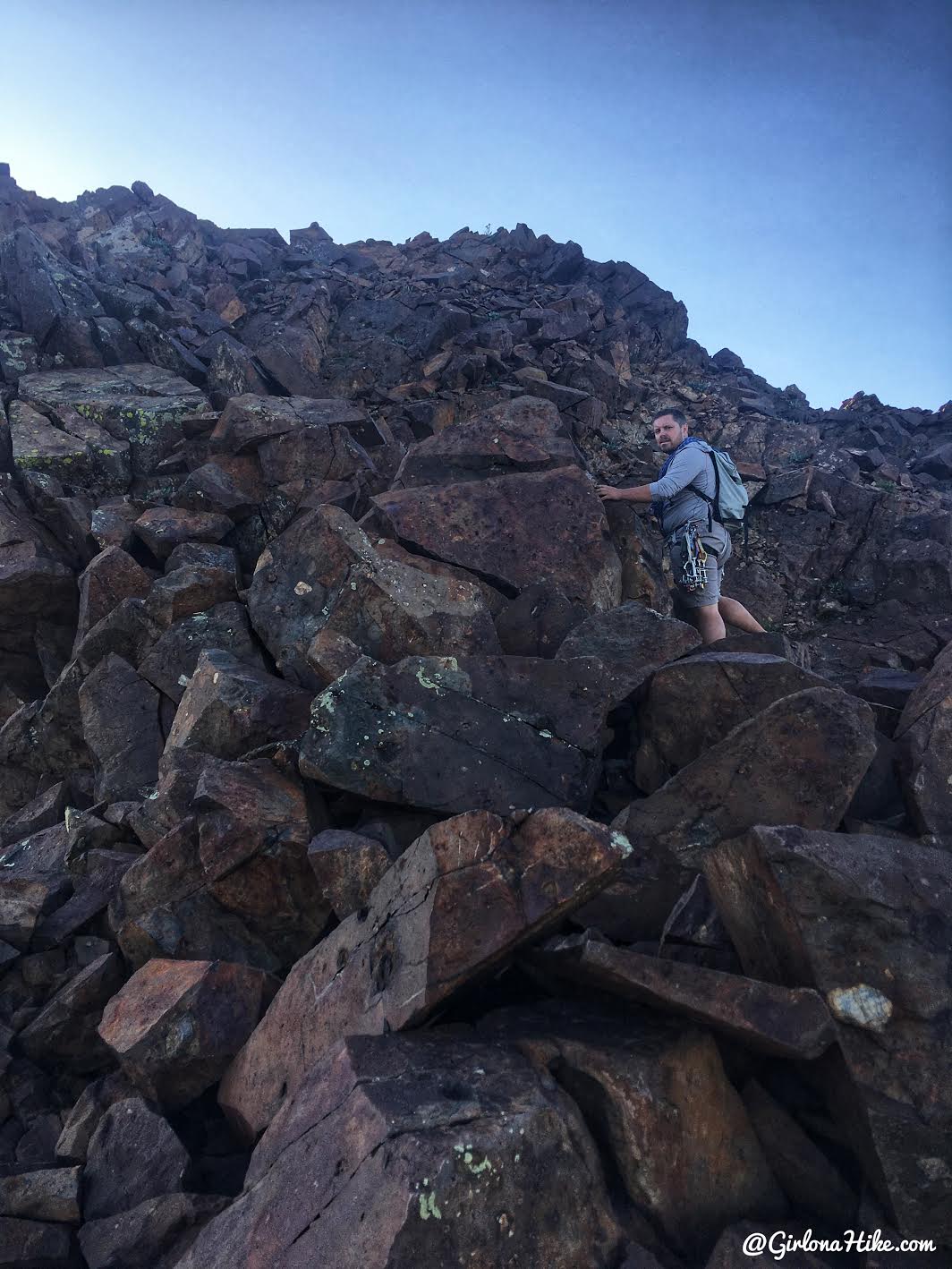 Climbing the South Ridge of Mt.Superior