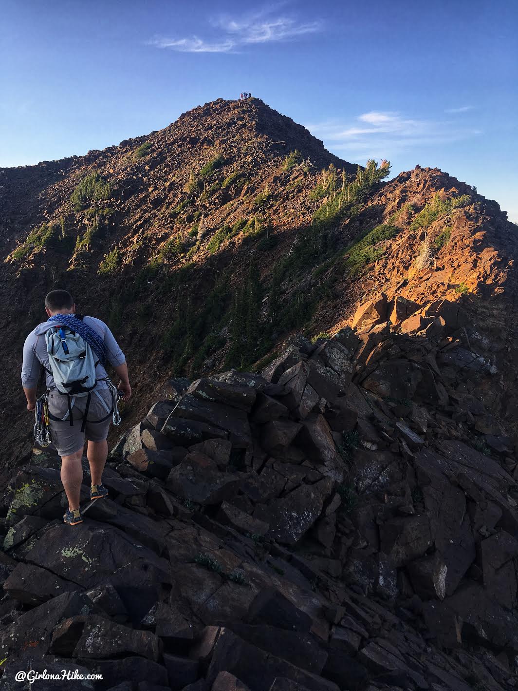 Climbing the South Ridge of Mt.Superior