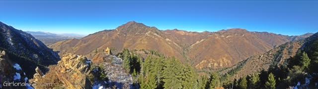 Hiking to Desolation Overlook, Hiking to the Salt Lake Overlook, Millcreek Canyon