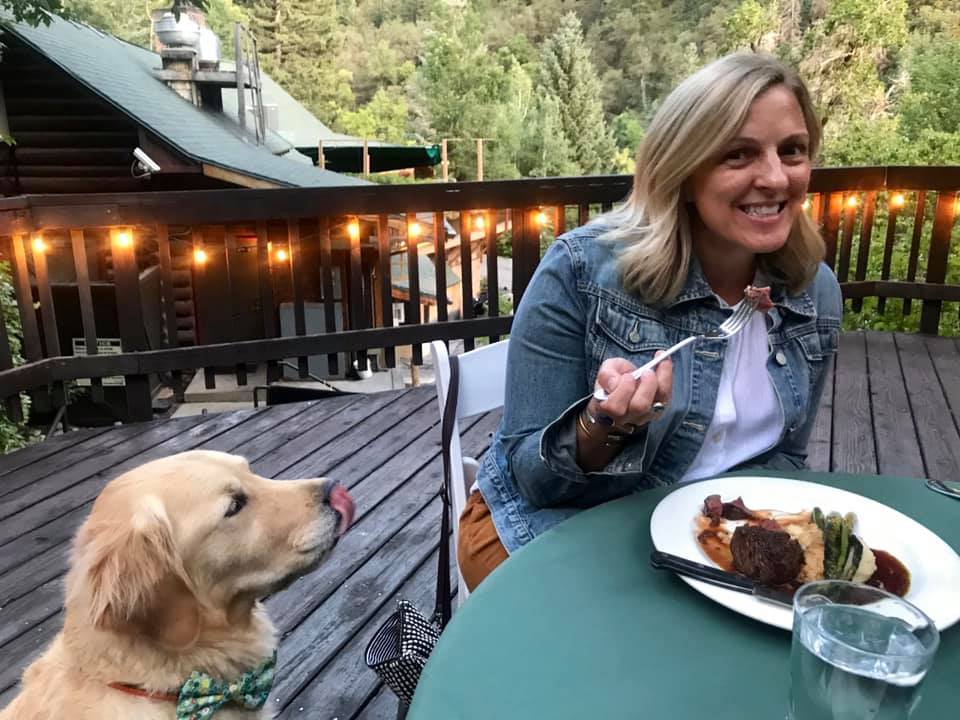 Dining at Log Haven's the Dogs Days of Summer