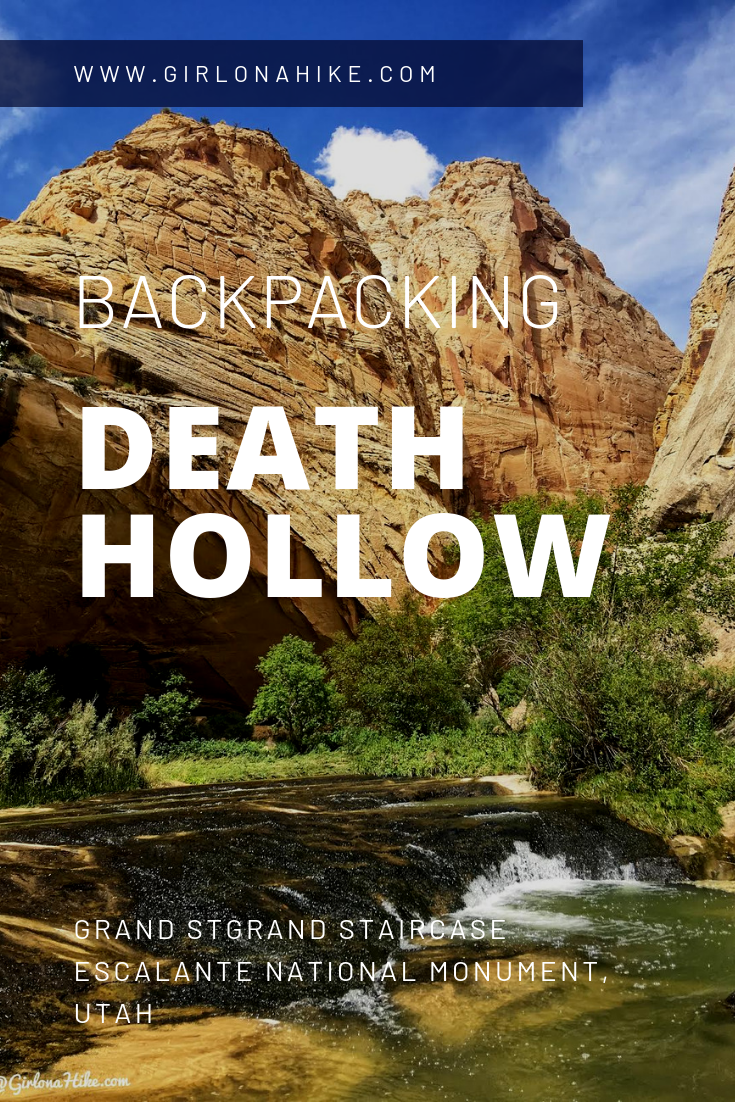 Backpacking Death Hollow, Escalante, Grand Staircase Escalante National Monument