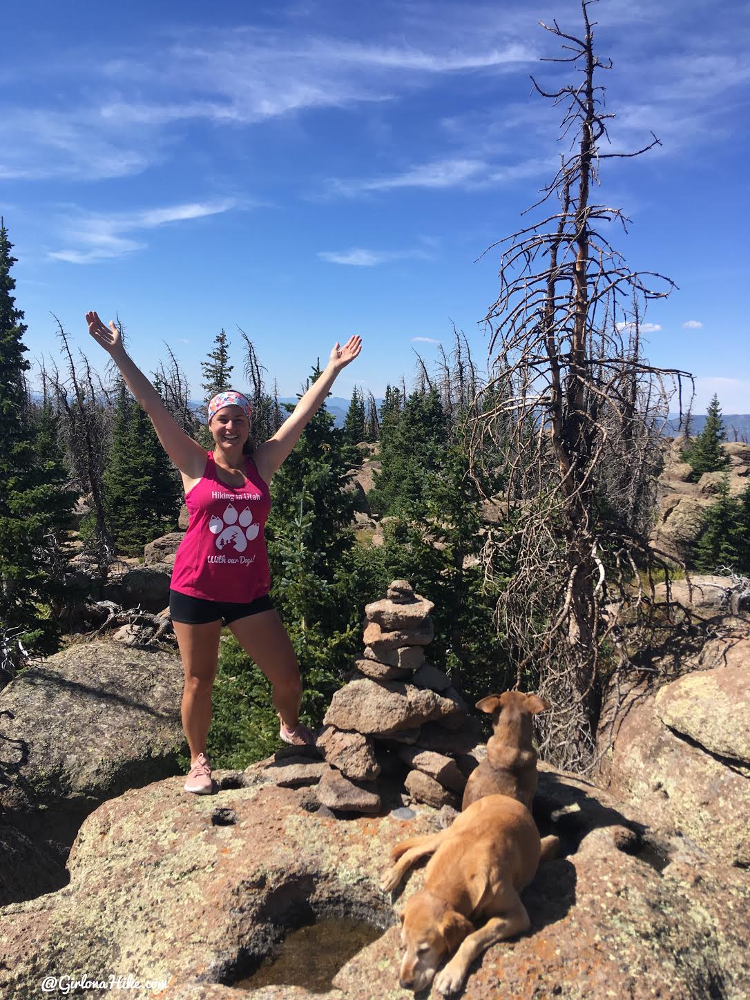 Hiking to Fish Lake Hightop, Sevier County High Point