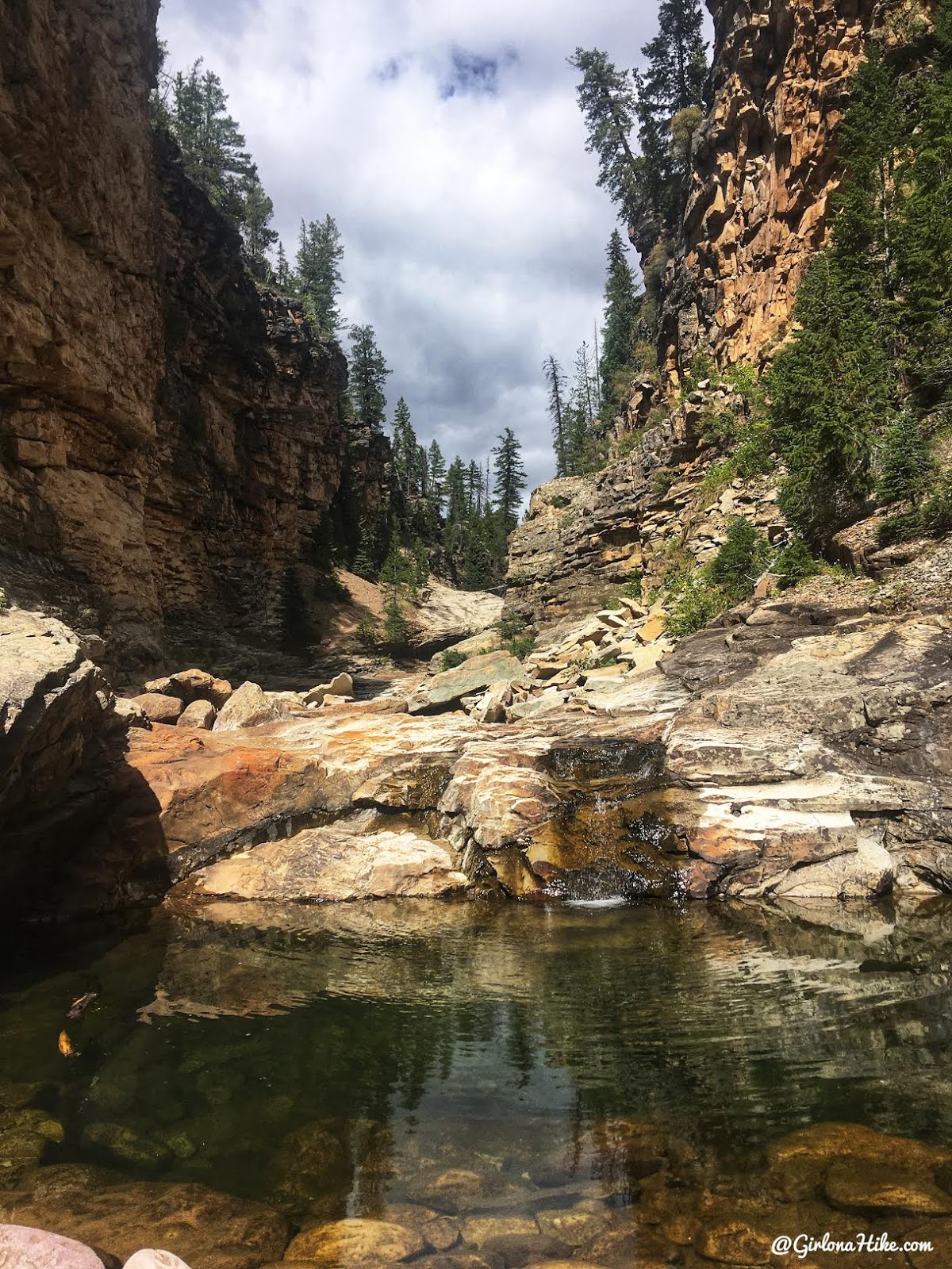 Exploring the Cataract Gorge, Uintas