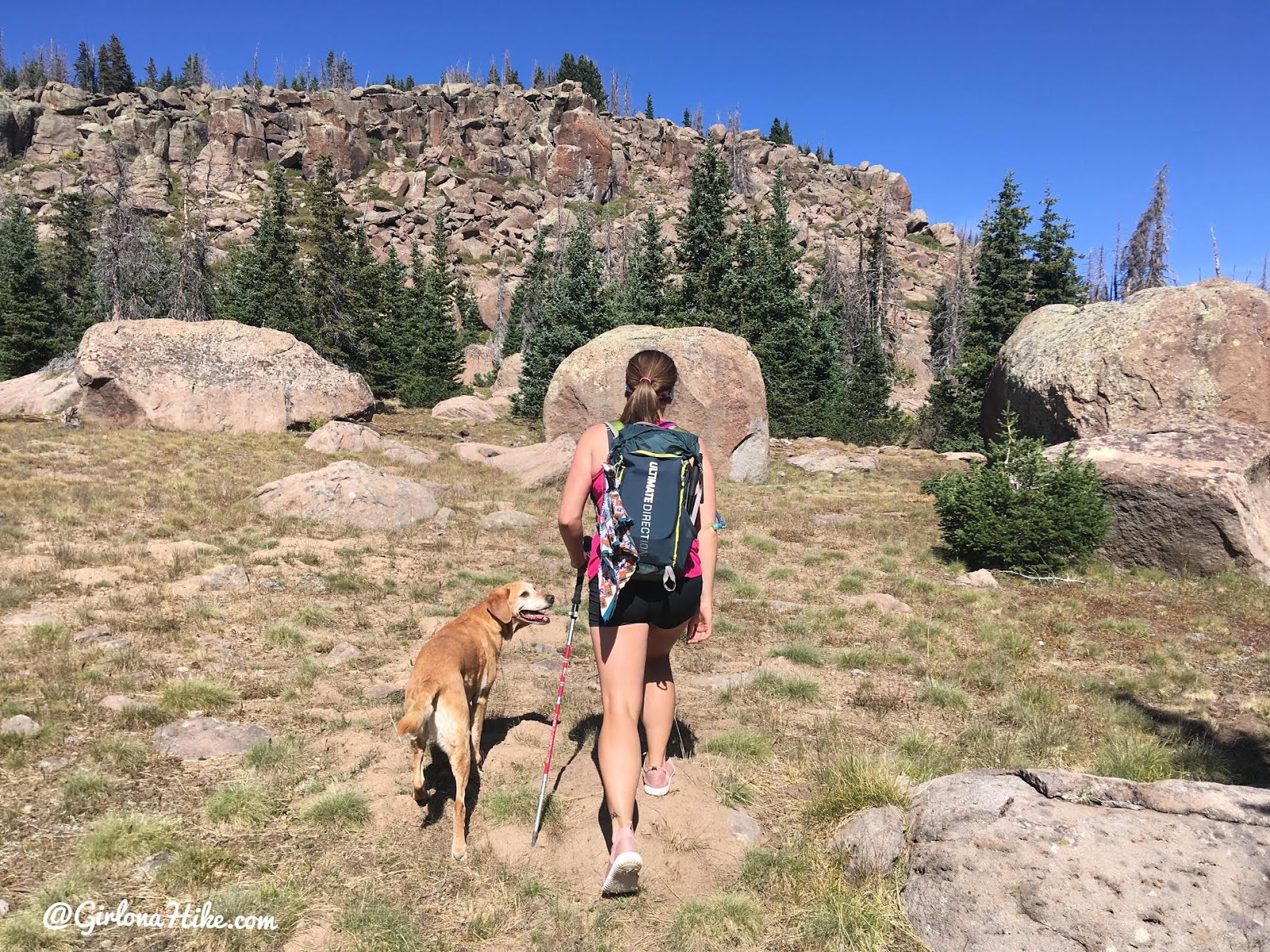 Hiking to Fish Lake Hightop, Sevier County High Point