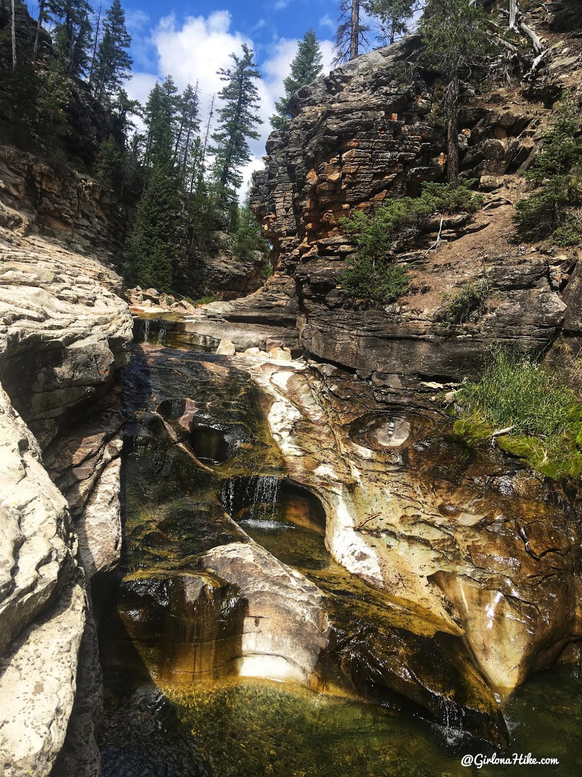 Exploring the Cataract Gorge, Uintas