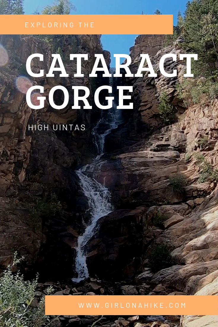 Exploring the Cataract Gorge, Uintas,