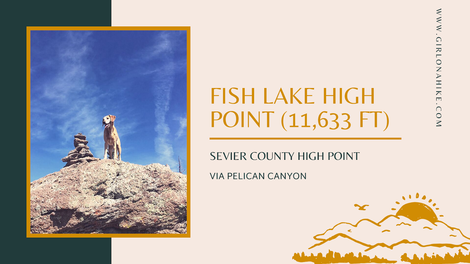 Hiking to Fish Lake Hightop, Sevier County High Point