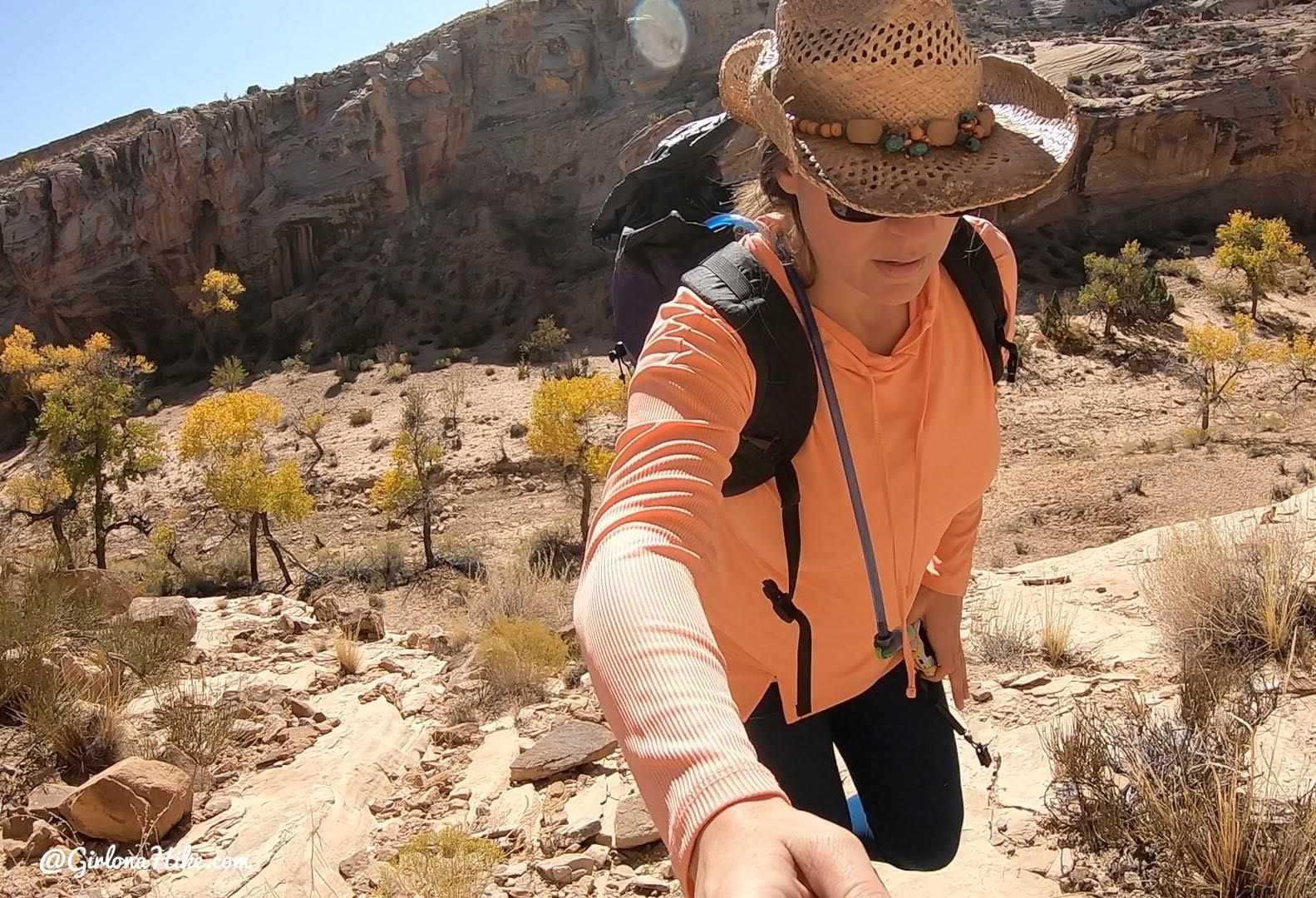 Hiking the Cottonwood Wash Trail, San Rafael Swell