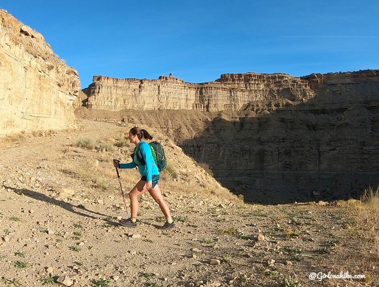 Hiking to Mt.Elliott, Book Cliff Mountains