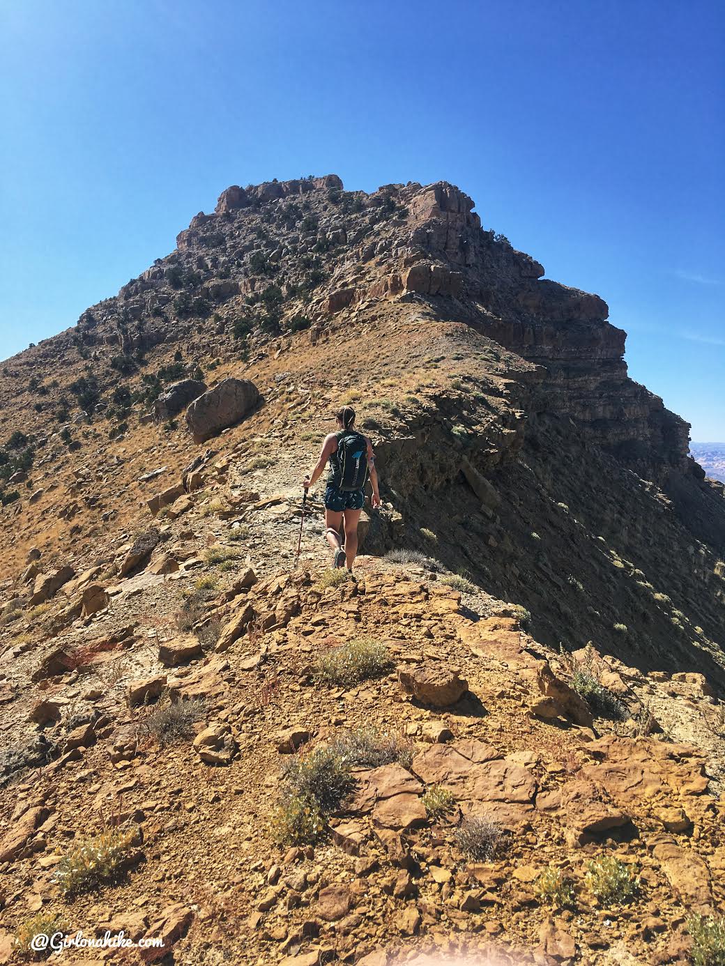 Hiking to Mt.Elliott, Book Cliff Mountains