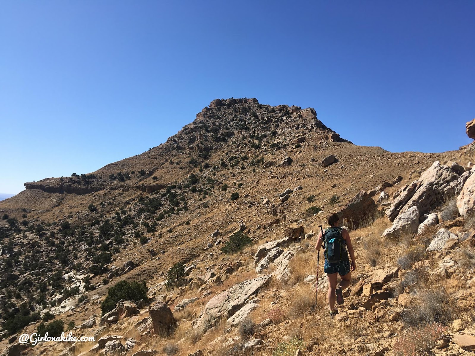 Hiking to Mt.Elliott, Book Cliff Mountains