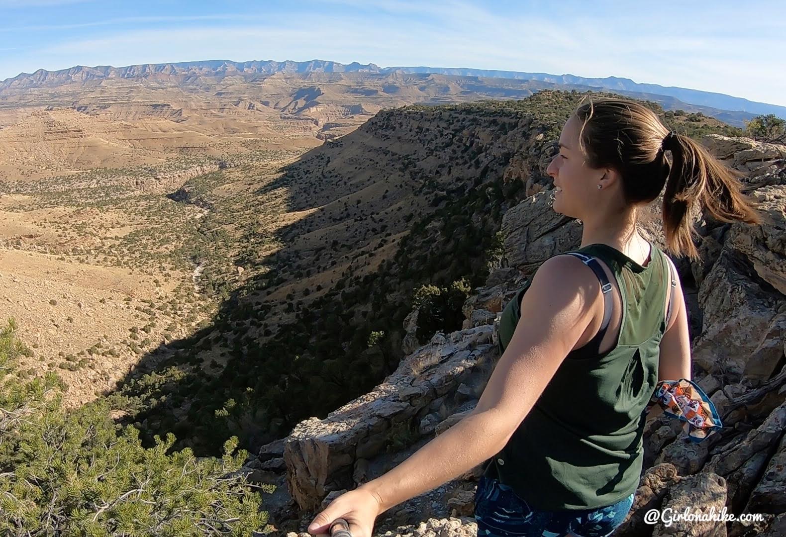 Hiking to Mt.Elliott, Book Cliff Mountains