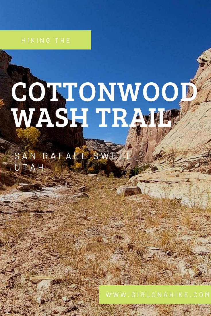 Hiking the Cottonwood Wash Trail, San Rafael Swell