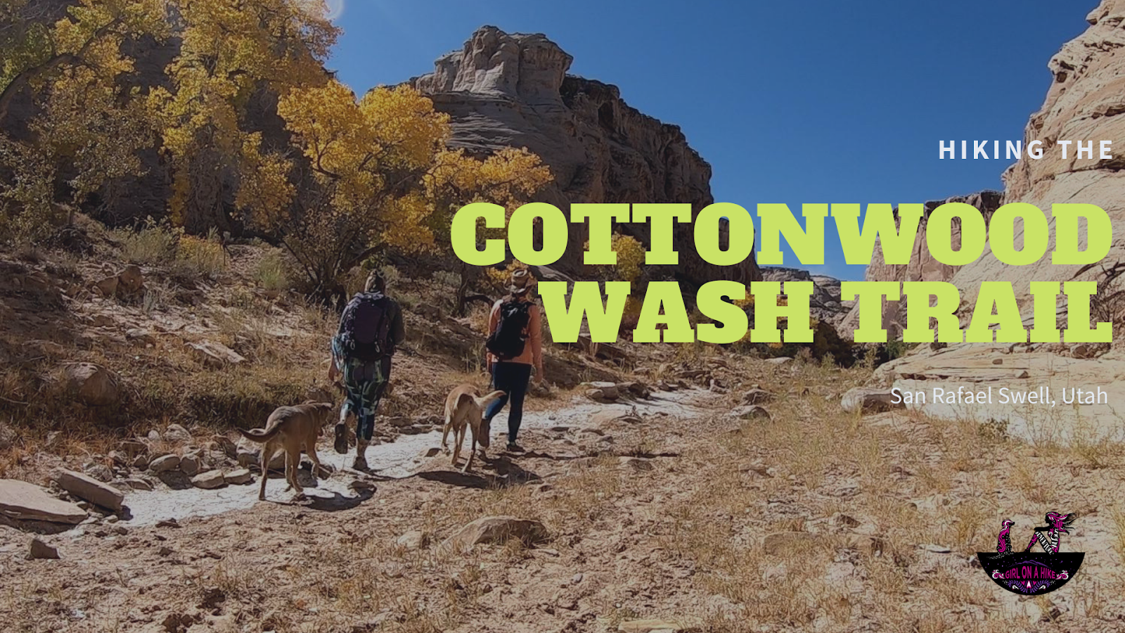 Hiking the Cottonwood Wash Trail, San Rafael Swell