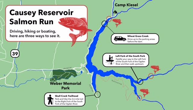 Hiking the Skull Crack Trail, Causey Reservoir