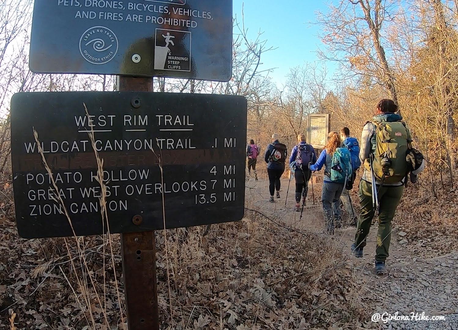 Hiking the West Rim Trail, Zion National Park