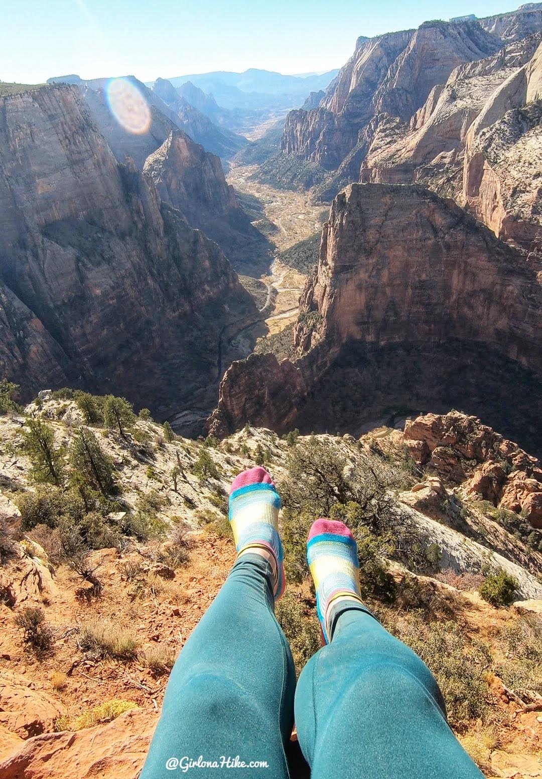 Hiking Observation Point from the East Mesa Trailhead, Zion National Park 