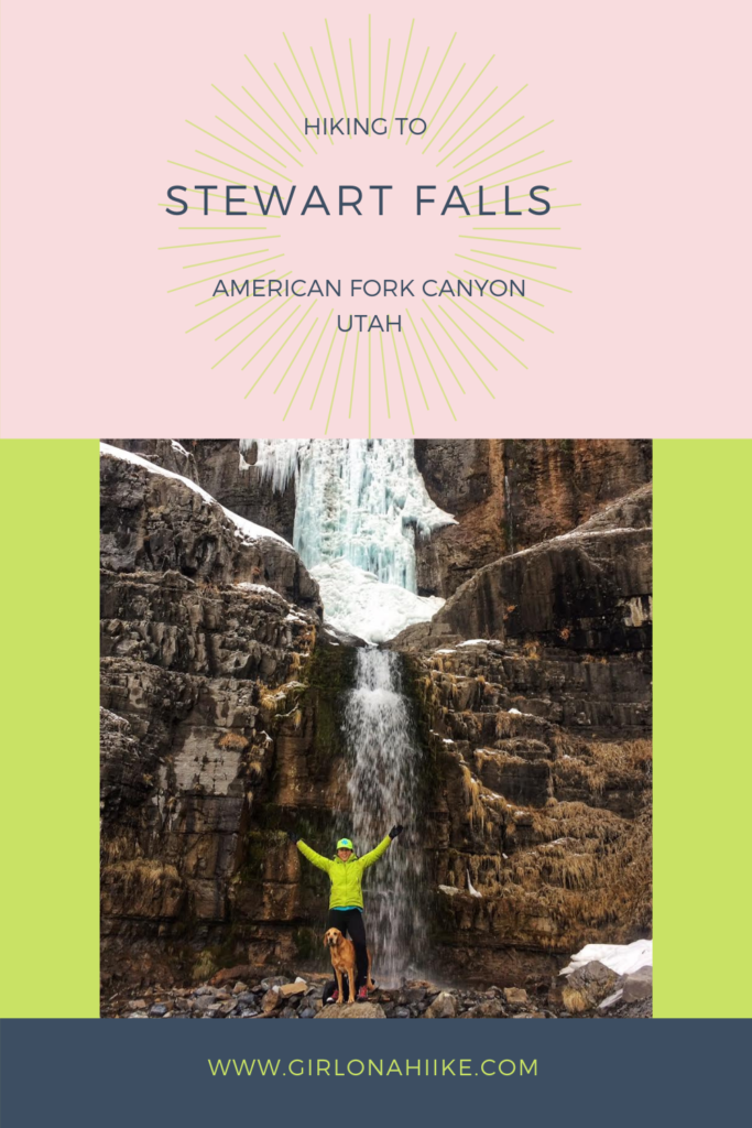 Hiking to Stewart Falls, american fork canyon