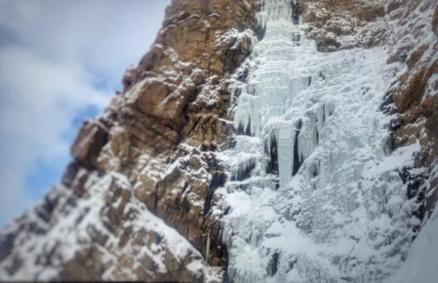 Hiking Waterfall Canyon in Ogden, Utah, Hiking in Utah with Dogs, Frozen Waterfalls in Utah