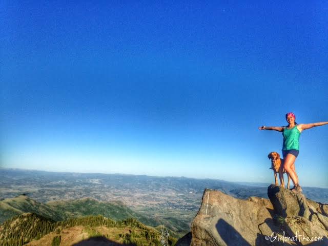 Hiking to Clayton Peak via Guardsmans Pass