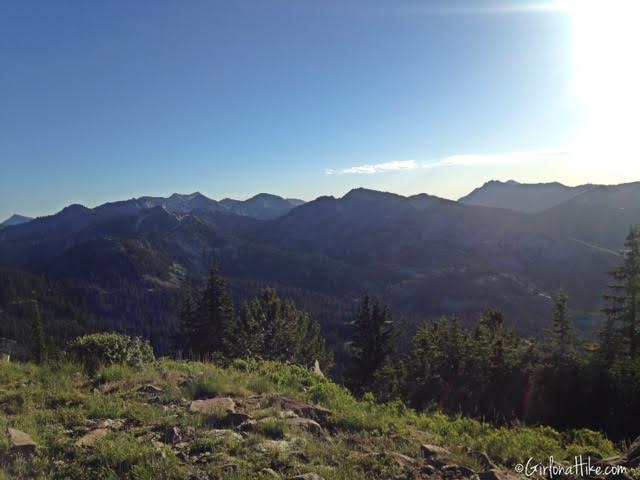 Hiking to Clayton Peak via Guardsmans Pass