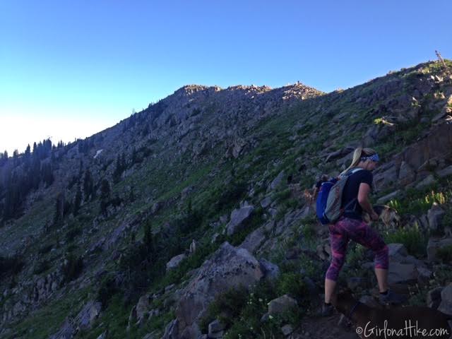 Hiking to Clayton Peak via Guardsmans Pass