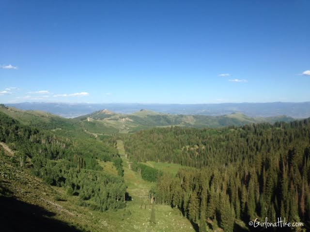 Hiking to Clayton Peak via Guardsmans Pass