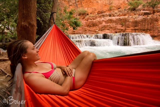Hiking from Mooney Falls to the Colorado River! Kroex Double Hammock