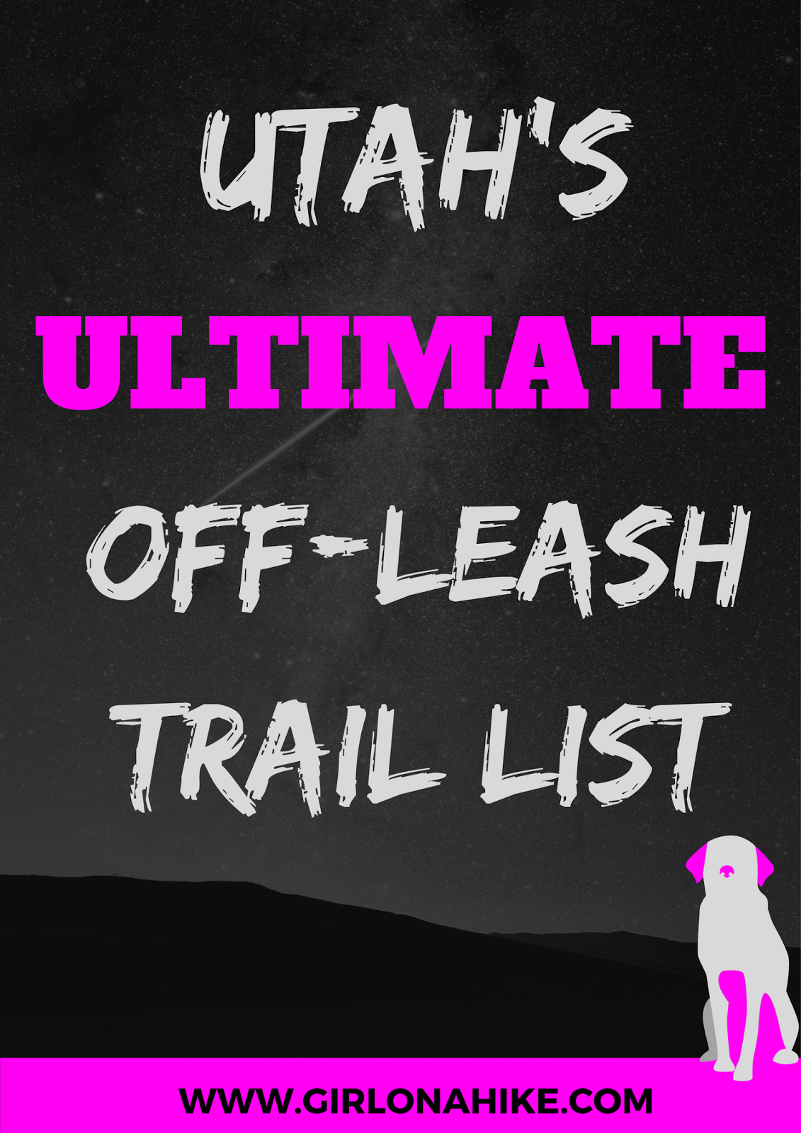 Utah Off Leash Trail List