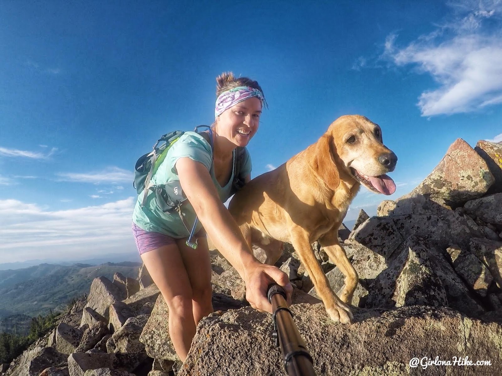 Hiking to Clayton Peak