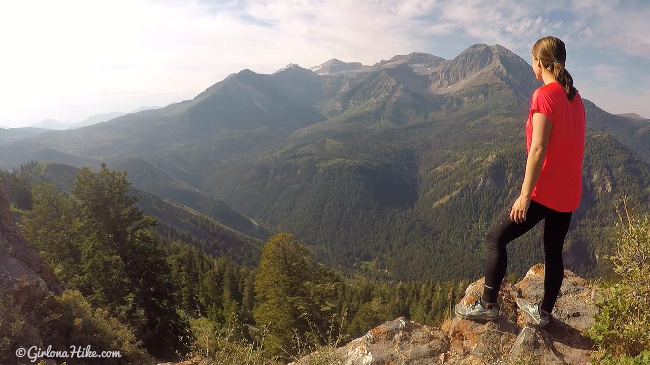 Hiking to the Pine Hollow Overlook, American Fork Canyon