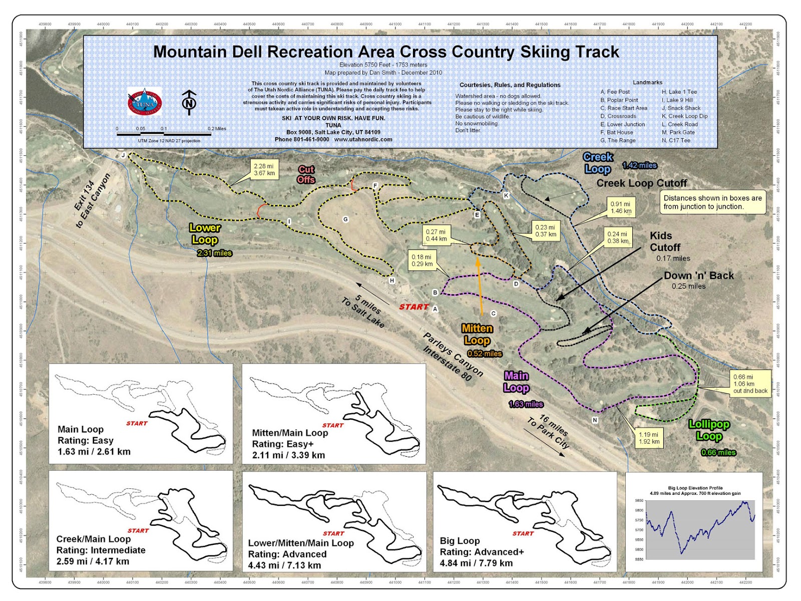 Mountain Dell map