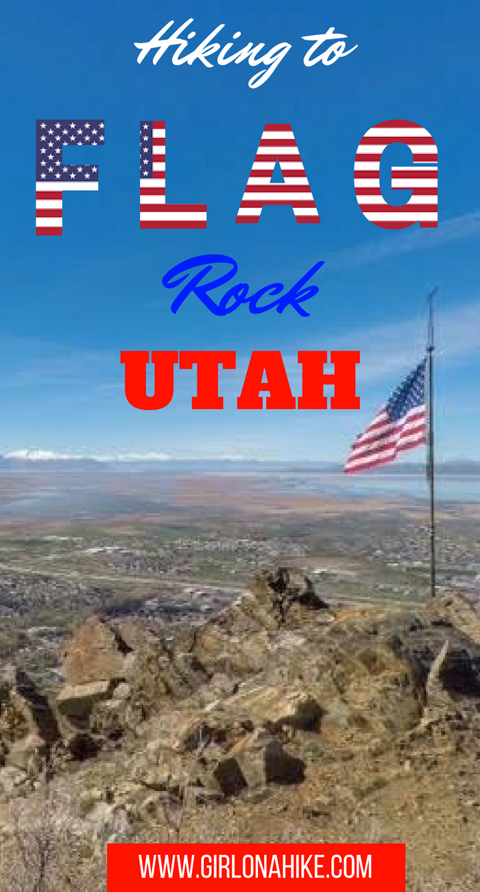 Hiking to Flag Rock in Farmington, Utah