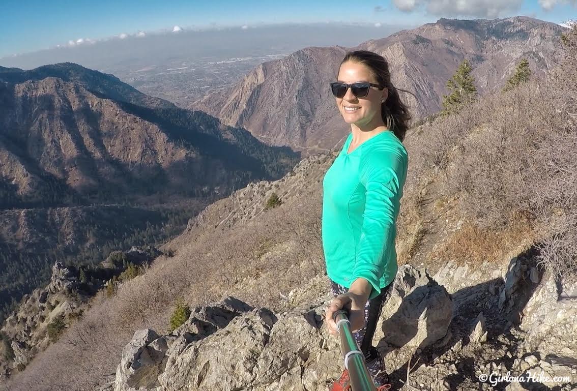 Hiking to the Ogden Canyon Overlook
