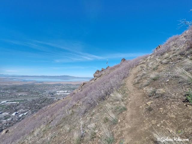 Hiking to Flag Rock in Farmington, Utah