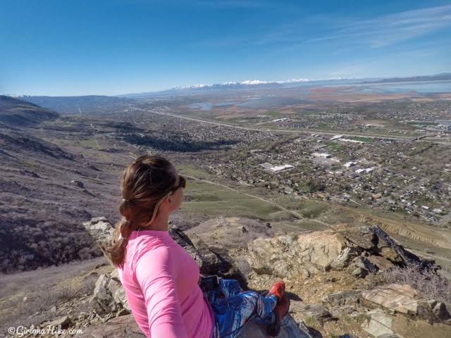 Hiking to Flag Rock in Farmington, Utah