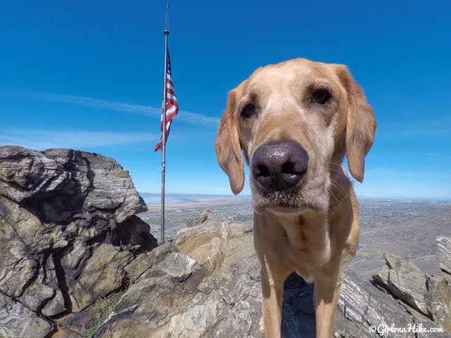 Hiking to Flag Rock in Farmington, Utah