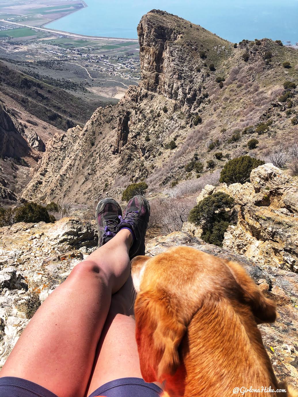 Hiking to the Willard Fin, Hiking in Willard, Utah, hiking in utah with dogs